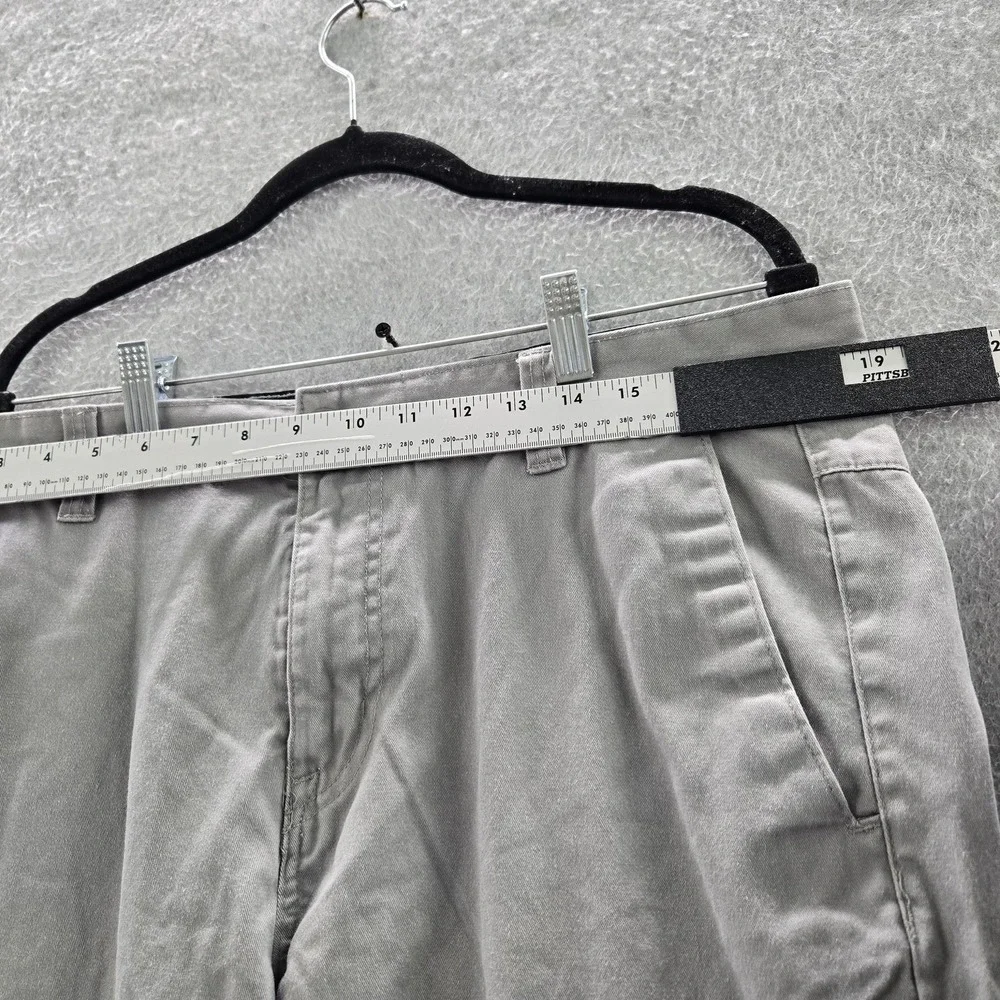 Volcom Men Pants 36‎ Gray Chino Twill True To This 31